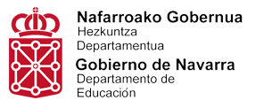 Logotipo Gobierno de Navarra. Departamento de educación